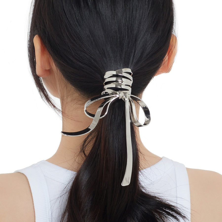 Paradise / Ribbon Bow Metal Hair Clip