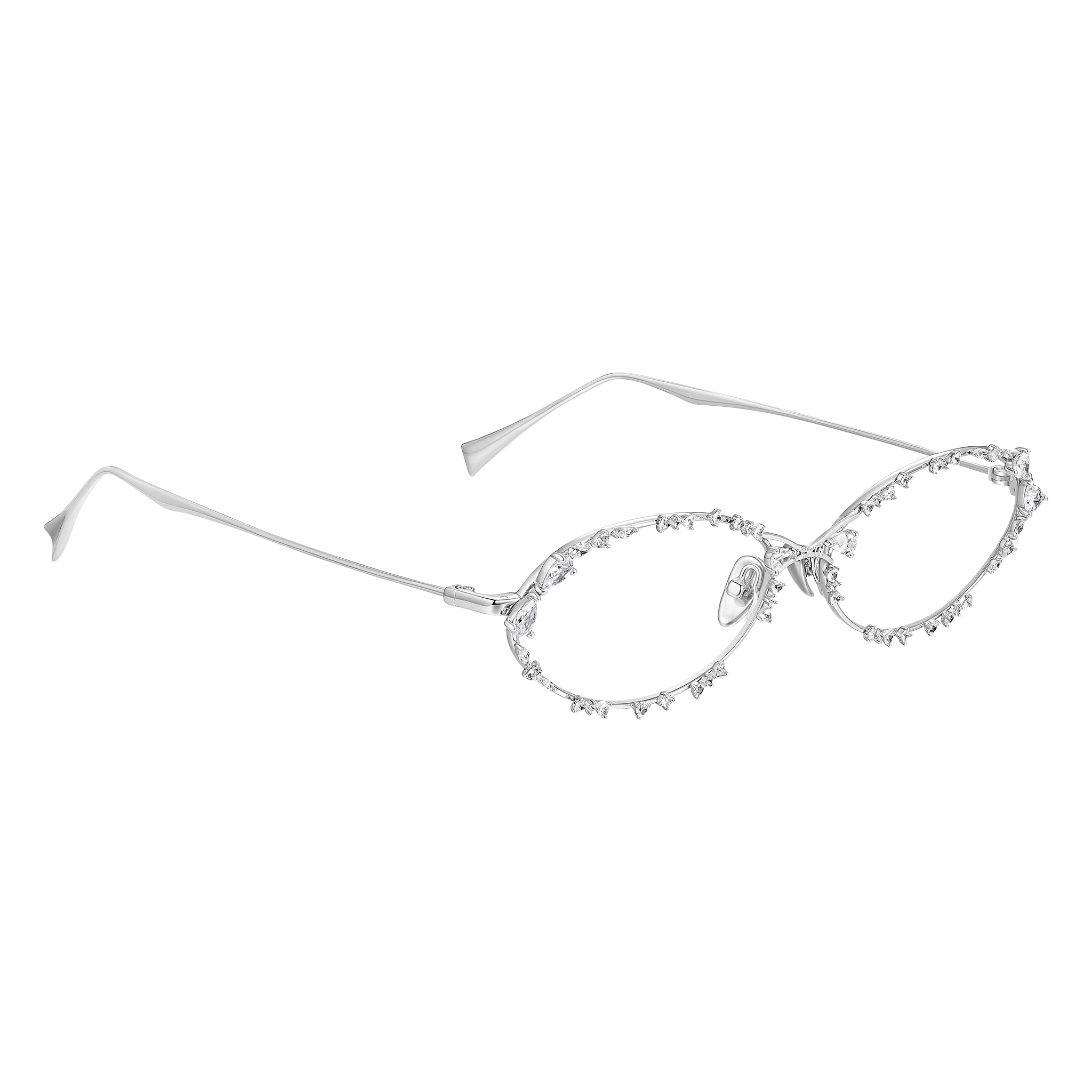 YVMIN Ripple and Bitter Salty Glaze Glasses set with textured, wavy designs and clear glass finish.