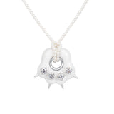 Paradise / Stone Bear Paw Pearl Necklace