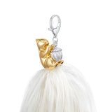 Paradise / Squirrel Plush Tail Pendant Bag Charm Chain