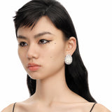 YVMIN X SHUSHUTONG / Shell Sculpture Gemstone Earrings