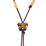 Paradise / Stone Bear Head Necklace