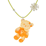 Orchard / Orange Bear Flower Necklace