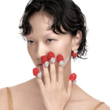 Paradise / Berry Gemstone Earring