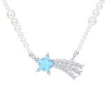 Paradise / Shooting Star Pearl Necklace