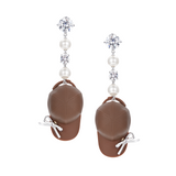 Orchard / Pearl Tassel Hat Drop Earrings
