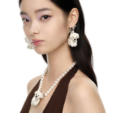 Paradise / Star Polka Dot Puppy Earring