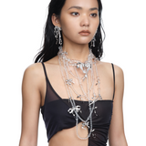 Paradise / Bow Layered Necklace