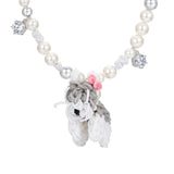 YVMIN X SHUSHUTONG / Rubber Band Puppy Pearl Necklace