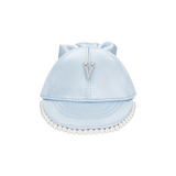 Orchard / Pearl-Trim Fabric Hat Hair Tie
