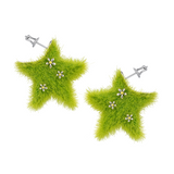 Paradise / Grass Star Stud Earring