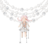Paradise / Girl Pearl Layered Necklace