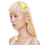Orchard / Lemon Hair Clip Mini