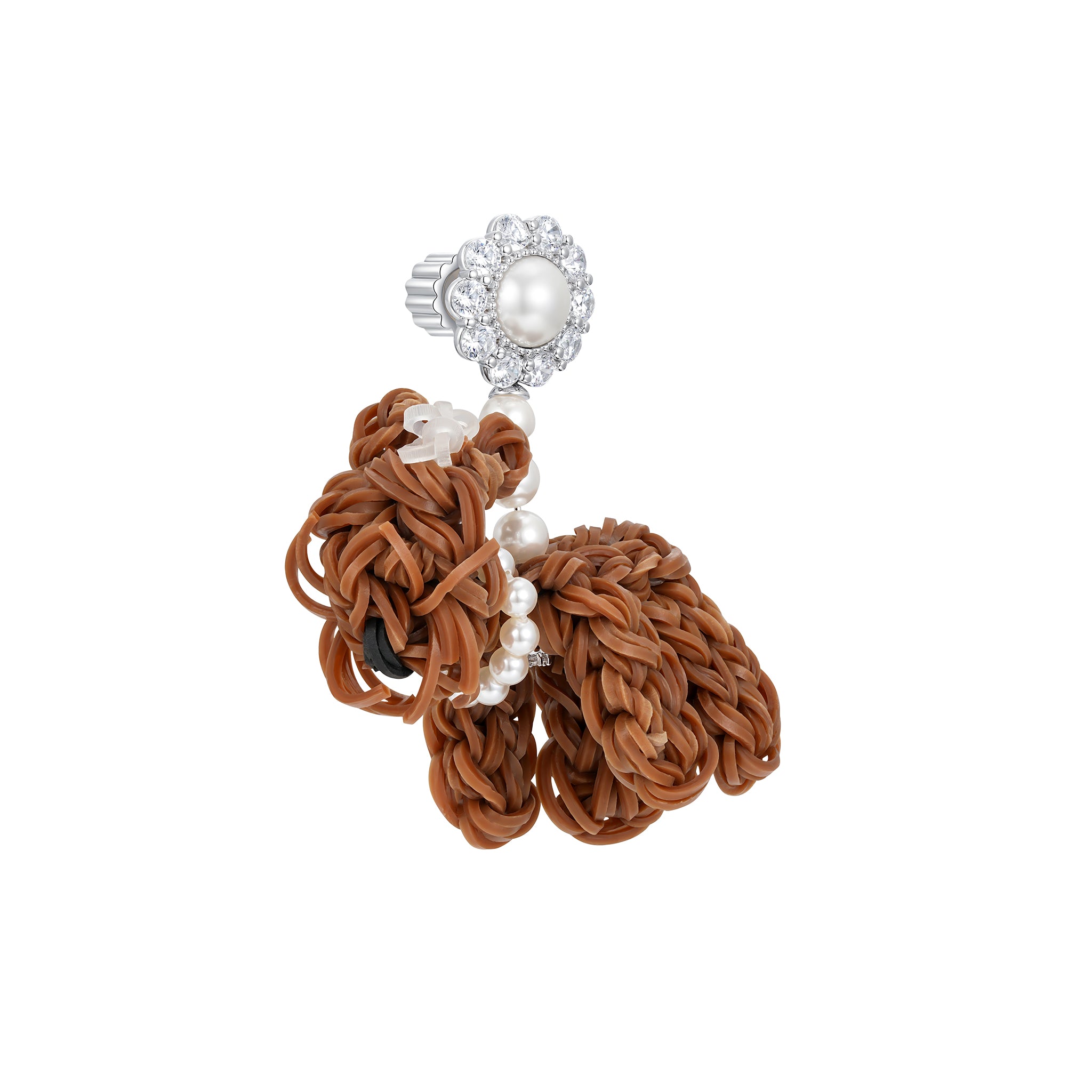 YVMIN X SHUSHUTONG / Rubber Band Puppy Earring