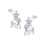 Paradise / Metal Star Pony Earring