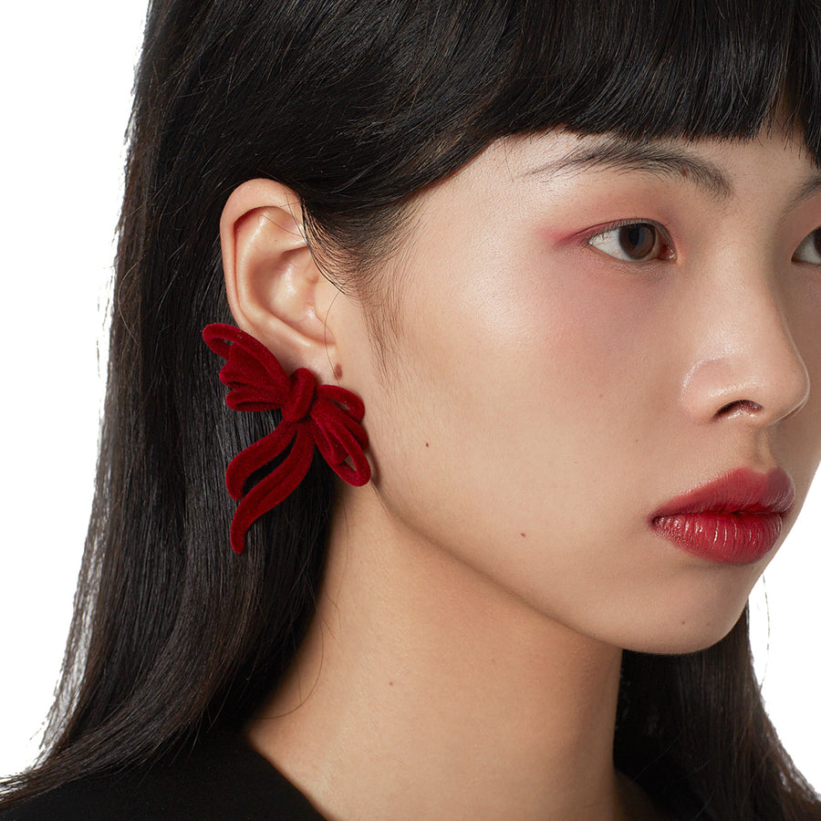 YVMIN X SHUSHUTONG / Basic Velvet Earring