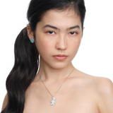 Paradise / Coin Bear Gem Necklace