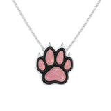 Paradise / Stone Inlay Bear Paw Pattern Necklace