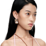 Paradise / Wooden Squirrel Earring