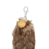 Paradise / Acorn Plush Tail Pendant Bag Charm Chain