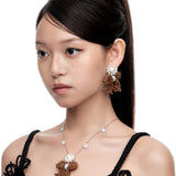 YVMIN X SHUSHUTONG / Rubber Band Bow Knot Earring