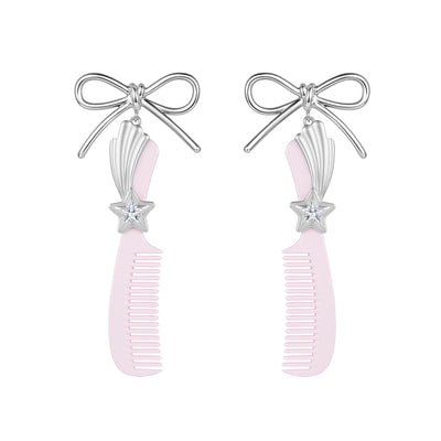 YVMIN X Ashley Williams / Bowknot Comb Earring