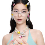 Paradise / Shooting Star Hair Clip Necklace