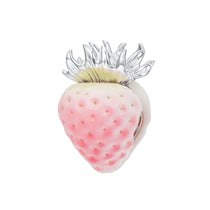 YVMIN Paradise Strawberry Hair Claw in vibrant red with a fruity strawberry design, perfect for securing hair in stylish updos.