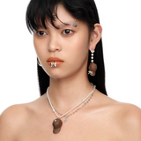 Orchard / Pearl Tassel Hat Drop Earrings