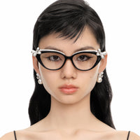 【史上最も激安】 YVMIN X SHUSHUTONG / Pearl Flower Simple Glasses メガネ・老眼鏡