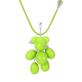 Orchard / Grape Bear Necklace