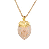 Paradise / Wooden Acorns Necklace