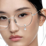 Paradise / Flocked Bear Decorative Gemstone Pendant Glasses