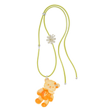Orchard / Orange Bear Flower Necklace