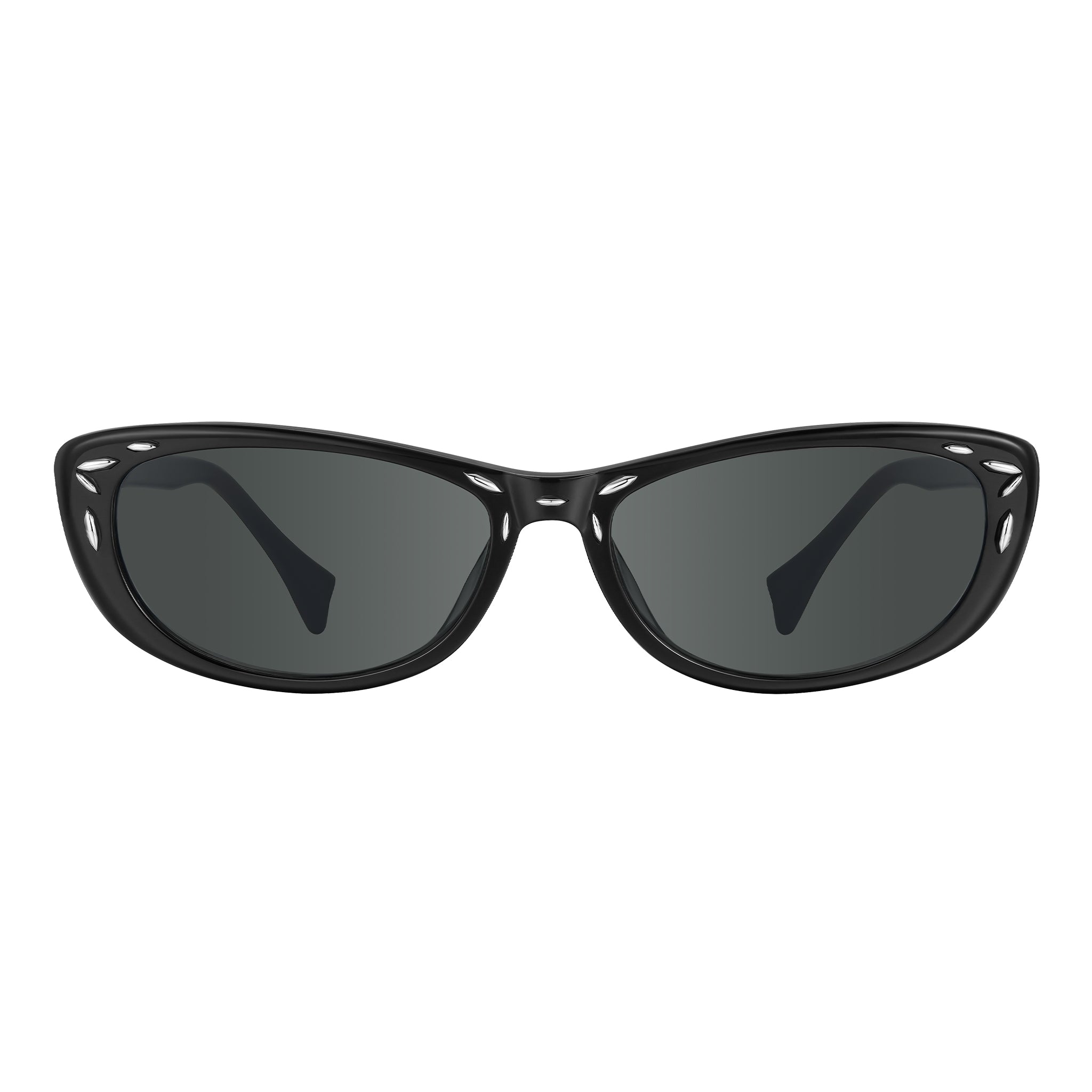 Ripple / Metal Inlaid Sunglasses