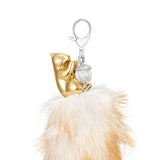Paradise / Squirrel Plush Tail Pendant Bag Charm Chain