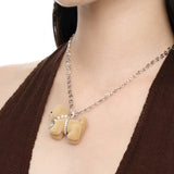 Paradise / Star Chain Puppy Necklace