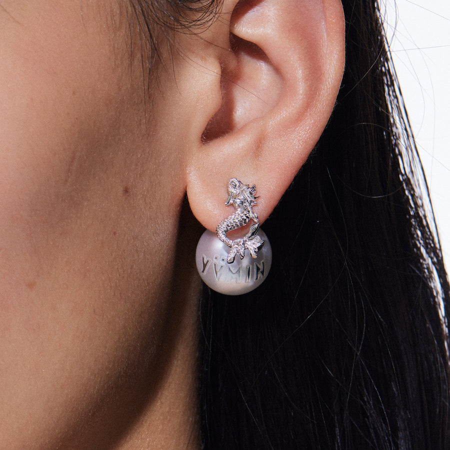 Mermaid / Pearl Mermaid Earring