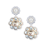 Paradise / Ceramic Hedgehog Pearl Earring