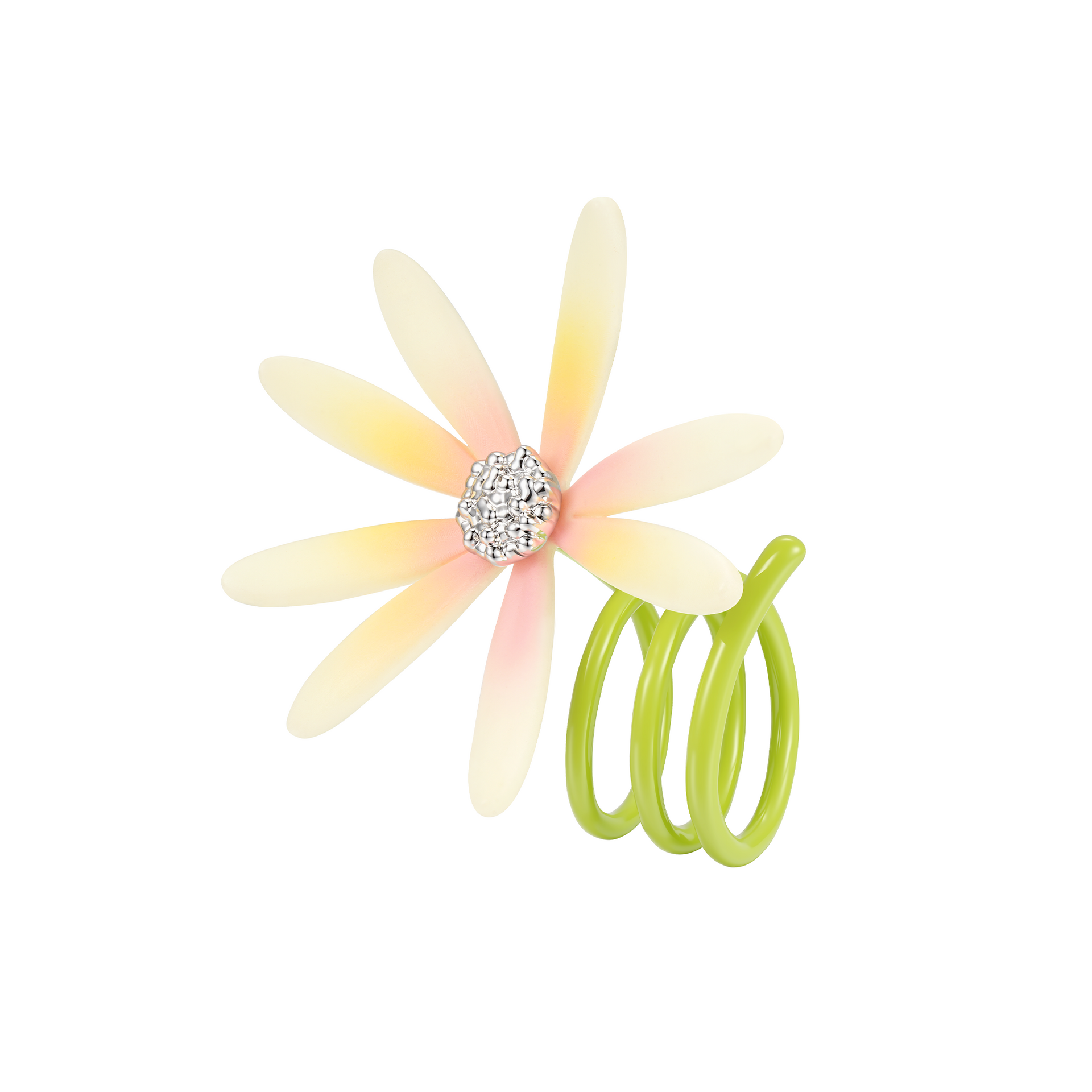 Paradise / Daisy Vines Cross Ring – YVMIN