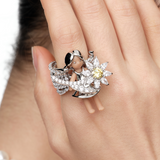 Paradise / Medium Girl Sunflower Gem Ring