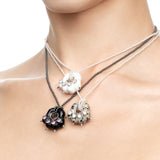 Paradise / Stone Bear Paw Pearl Necklace