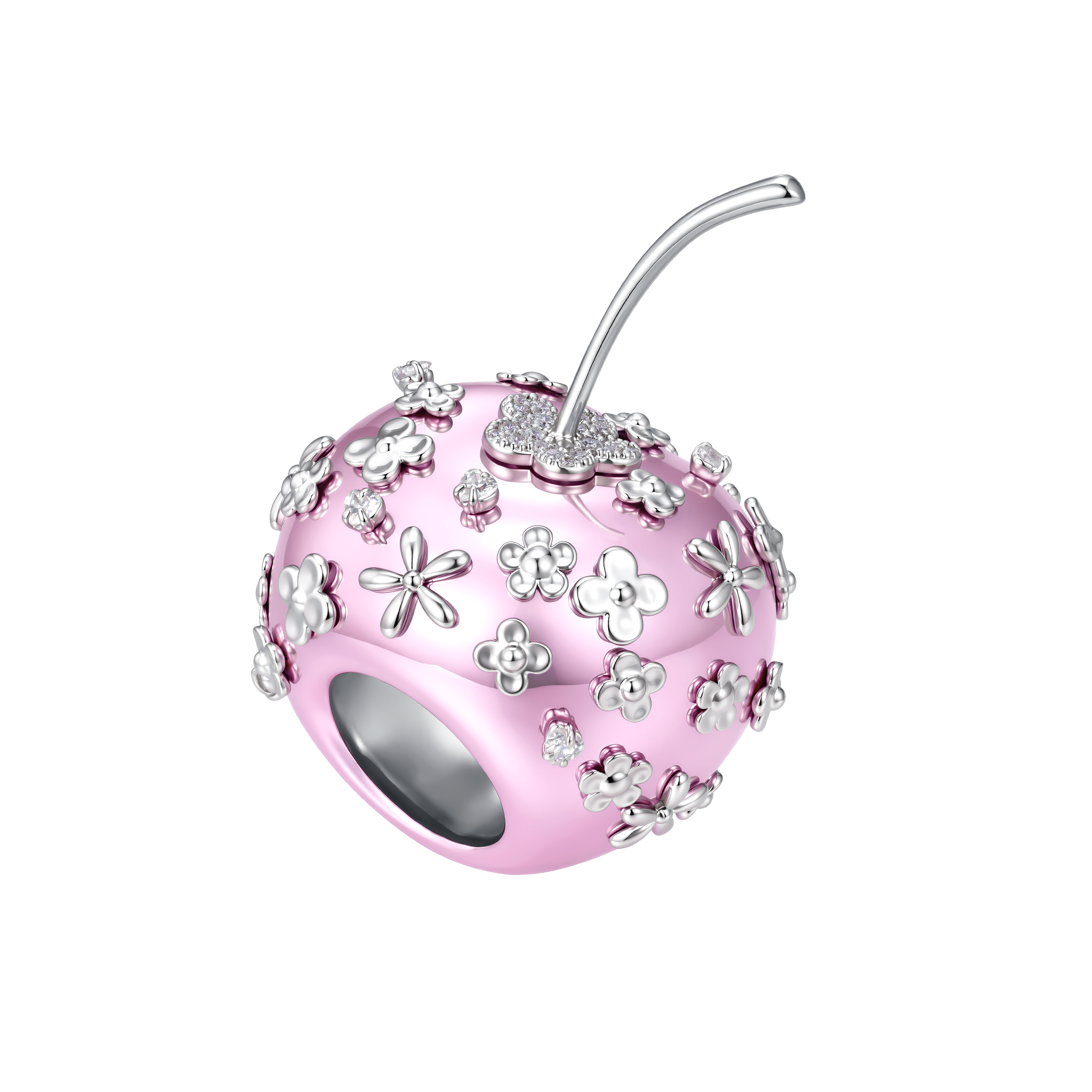 Paradise / Floral Pavé Apple Ring