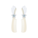 YVMIN X Ashley Williams Meteor Comb stud earrings with silver meteor-inspired comb design