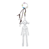 Paradise / Large Girl Gemstone Charm