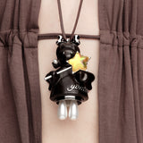 Paradise / Wooden Fairy Bell Necklace