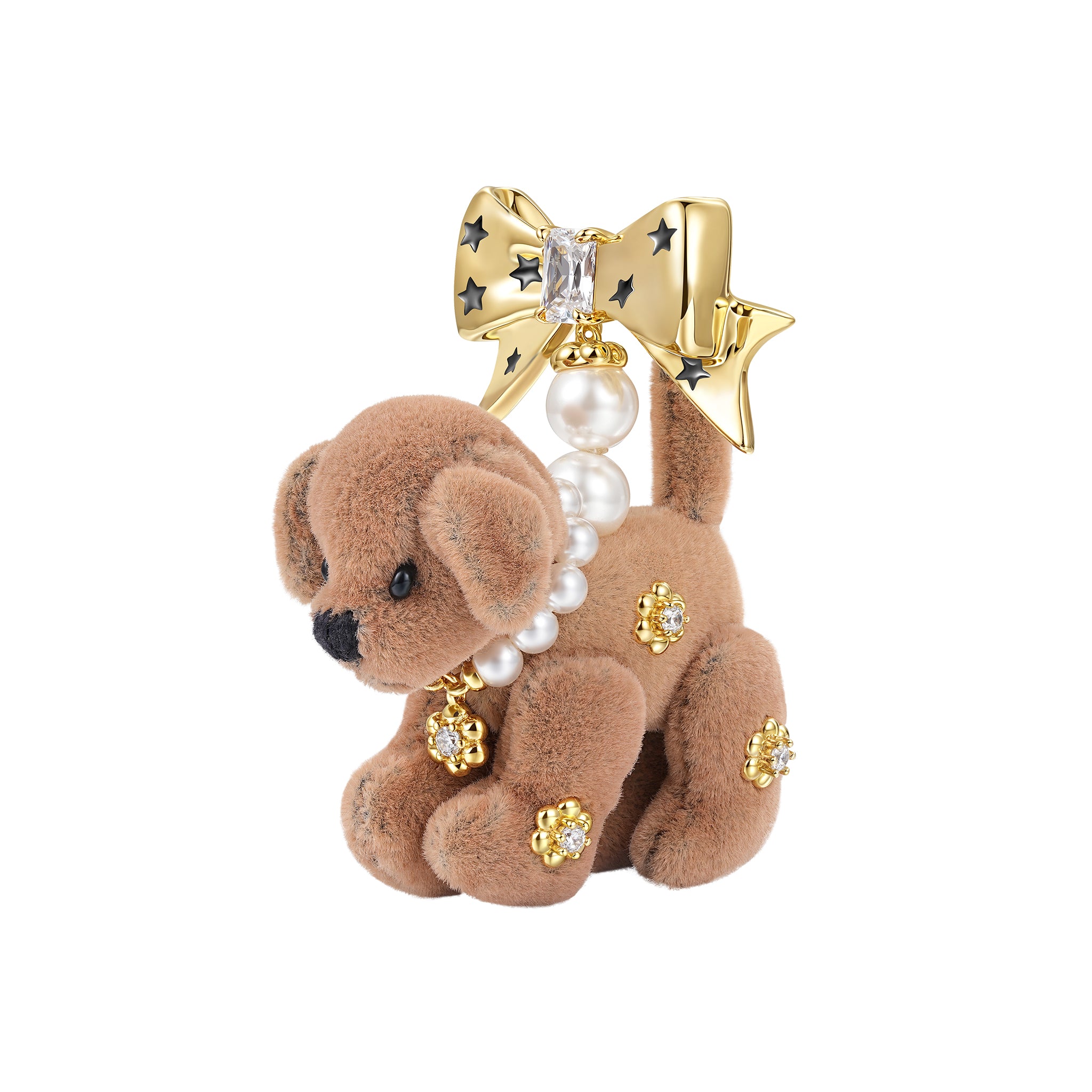 Paradise / Star Polka Dot Puppy Earring