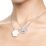 Paradise / Stone Inlay Bear Paw Pattern Necklace