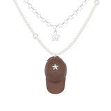 Orchard / Pearl Star Hat Necklace