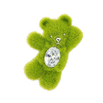 YVMIN Paradise Grass Bear Hair Clip featuring a playful grass design and bear shape, ideal for styling hair accessories.